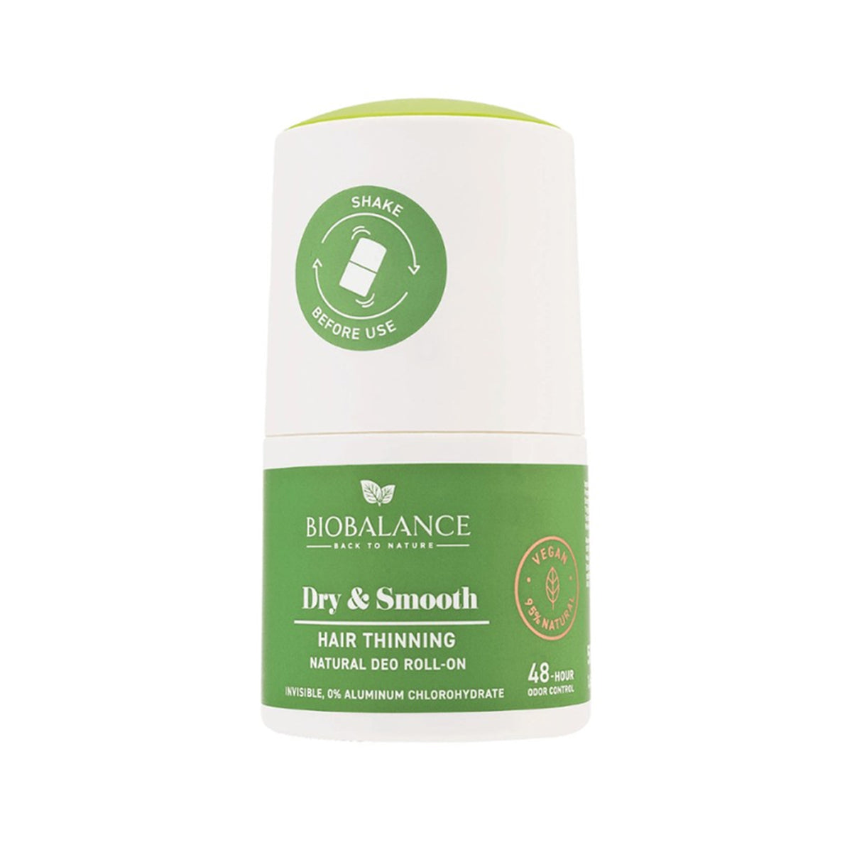 Bio Balance Dry & Smooth Hair Thinning Natural Deodorant Roll-On 50ml